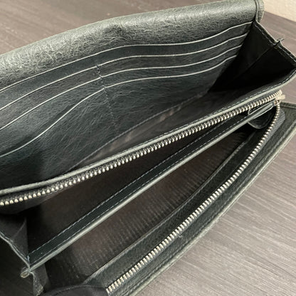 #138 BALENCIAGA Slate Black Leather Wallet
