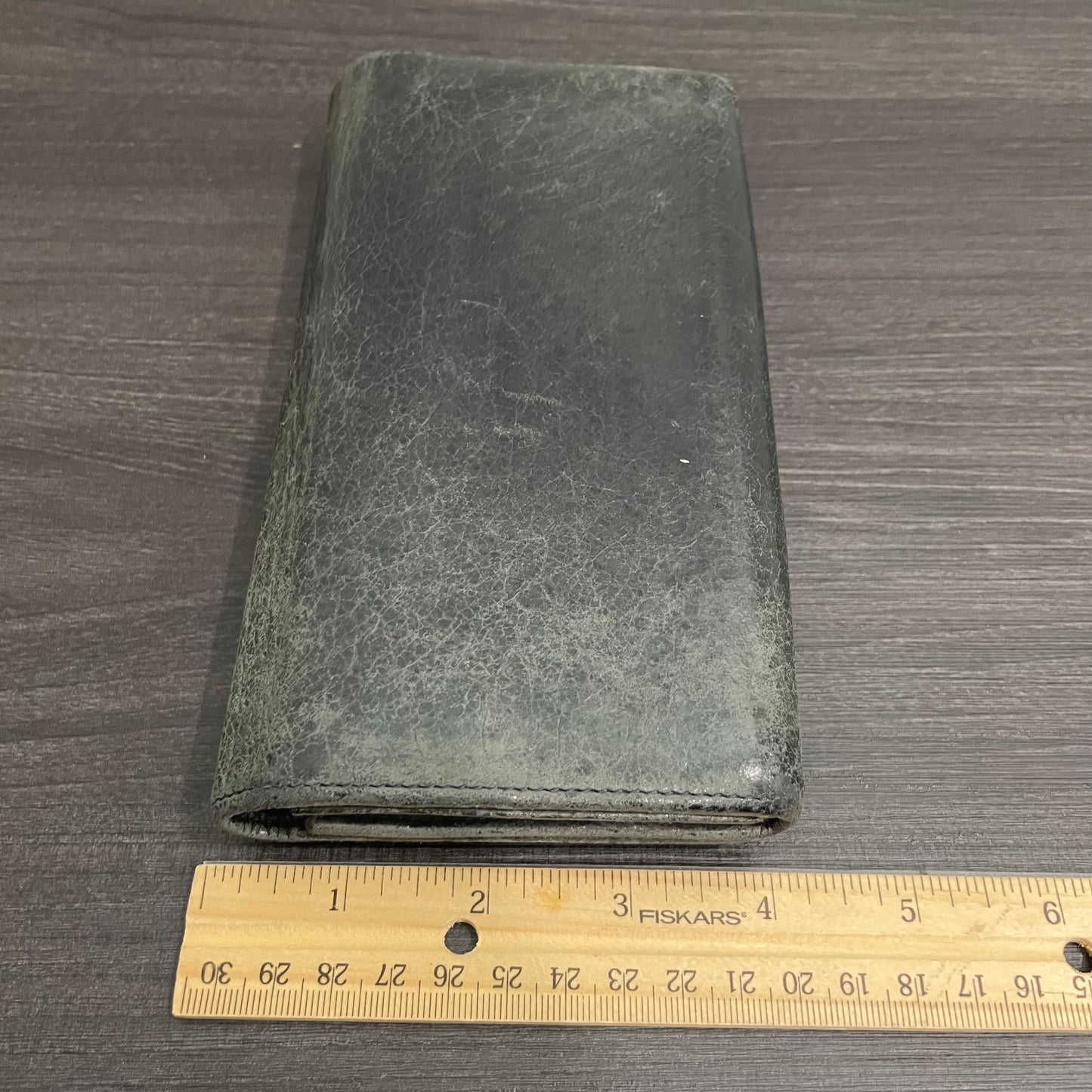 #138 BALENCIAGA Slate Black Leather Wallet