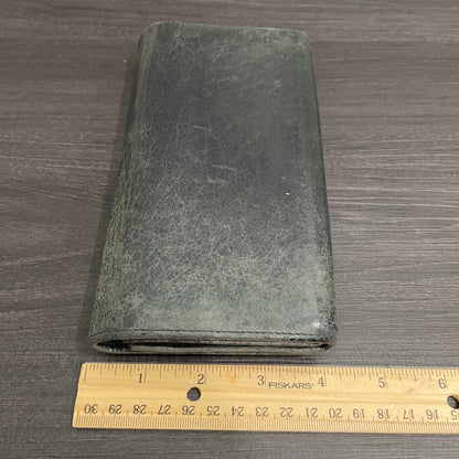 #138 BALENCIAGA Slate Black Leather Wallet
