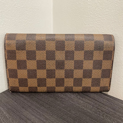 #139 LOUIS VUITTON Damier Ebene Long Wallet