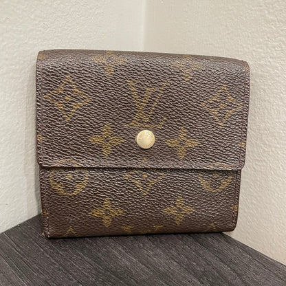 #147 LOUIS VUITTON Monogram Compact Wallet