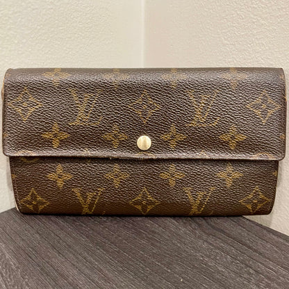 #148 LOUIS VUITTON Monogram Long Wallet