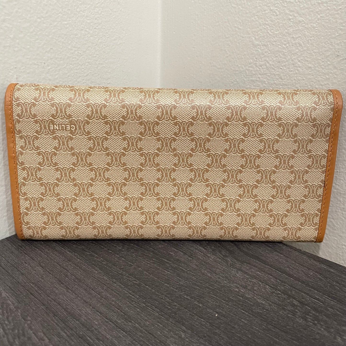 #149 CELINE Brown Long Wallet