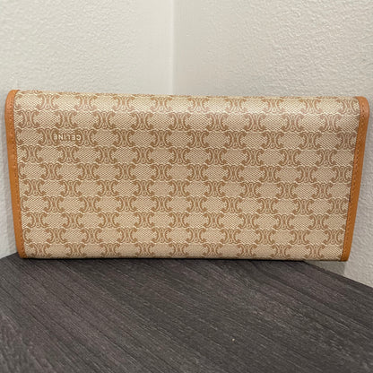 #149 CELINE Brown Long Wallet