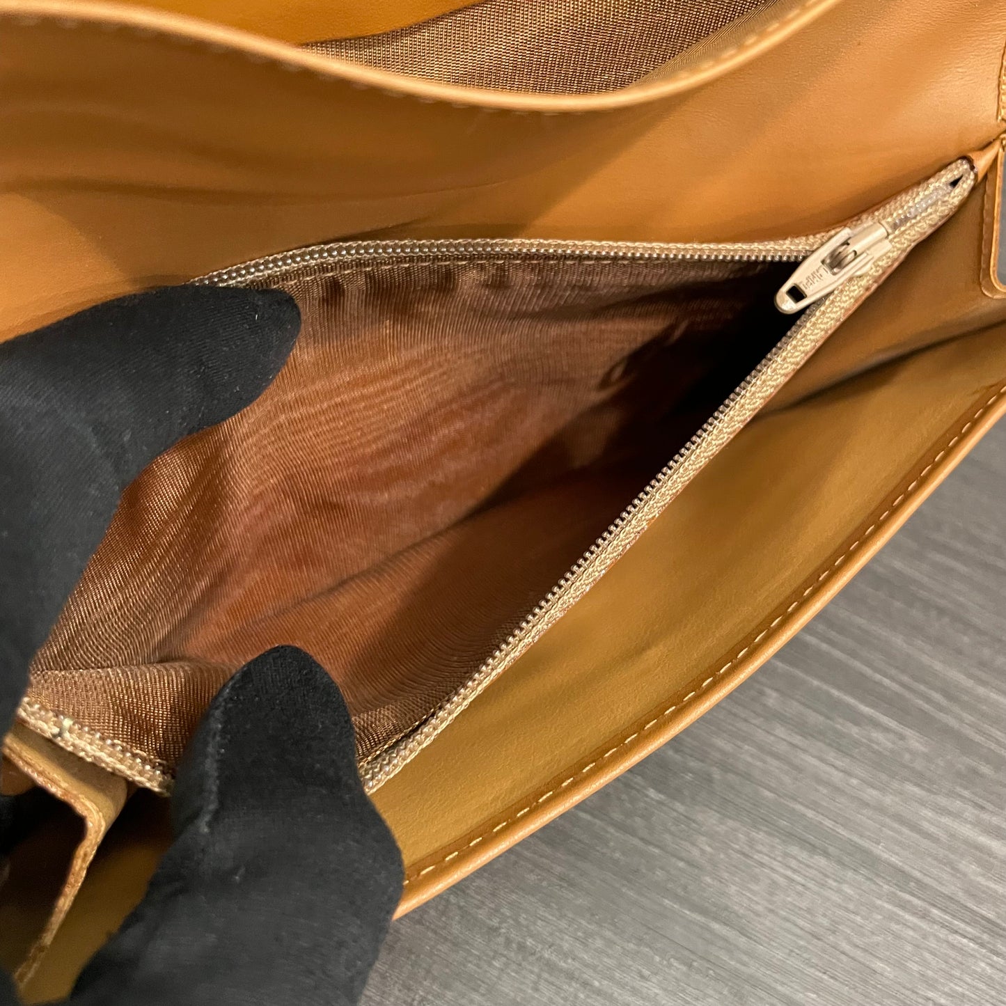 #149 CELINE Brown Long Wallet