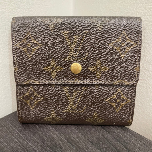 #154 LOUIS VUITTON Monogram Compact Wallet