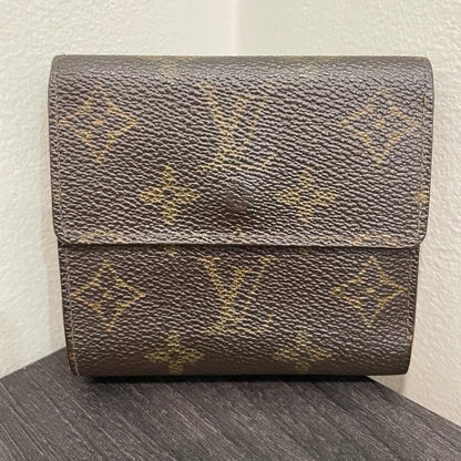 #154 LOUIS VUITTON Monogram Compact Wallet