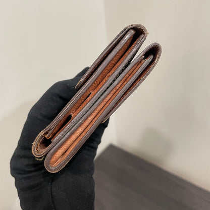 #154 LOUIS VUITTON Monogram Compact Wallet