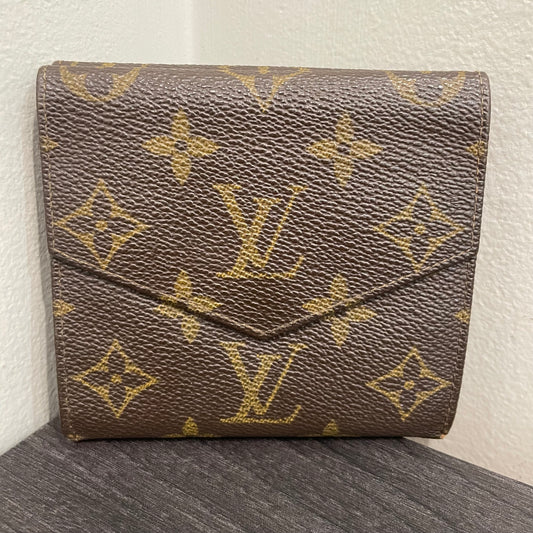 #165 LOUIS VUITTON Monogram Compact Wallet