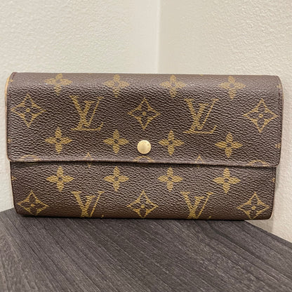 #175 LOUIS VUITTON Monogram Long Wallet