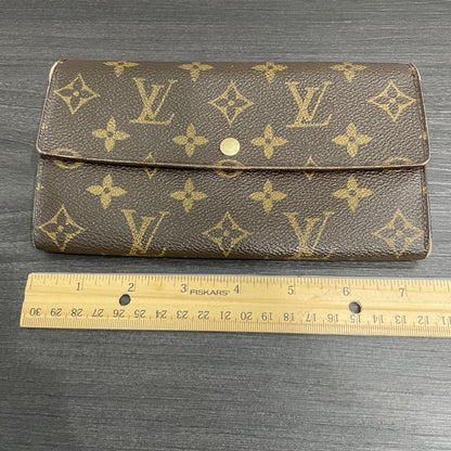 #175 LOUIS VUITTON Monogram Long Wallet