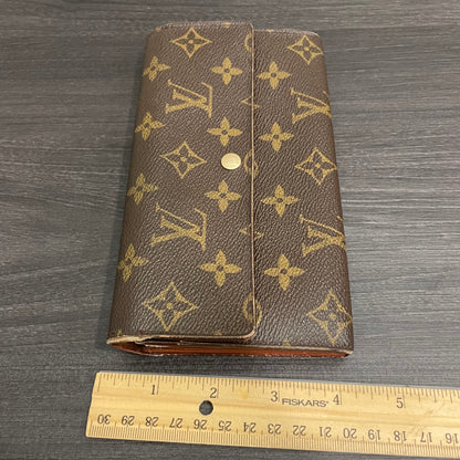 #175 LOUIS VUITTON Monogram Long Wallet