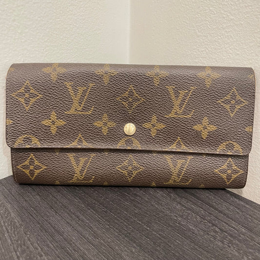 #176 LOUIS VUITTON Monogram Long Wallet