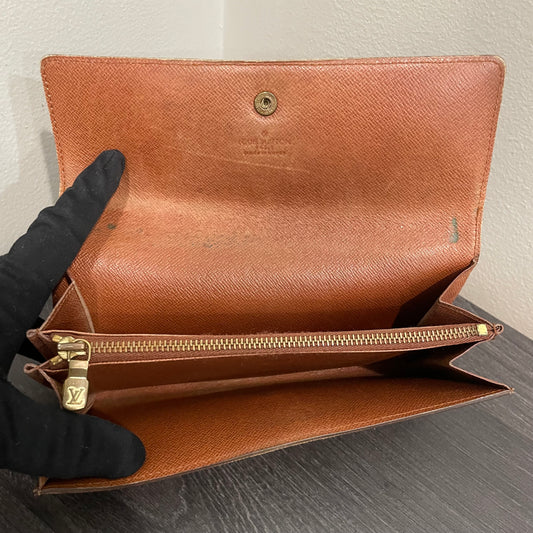 #176 LOUIS VUITTON Monogram Long Wallet