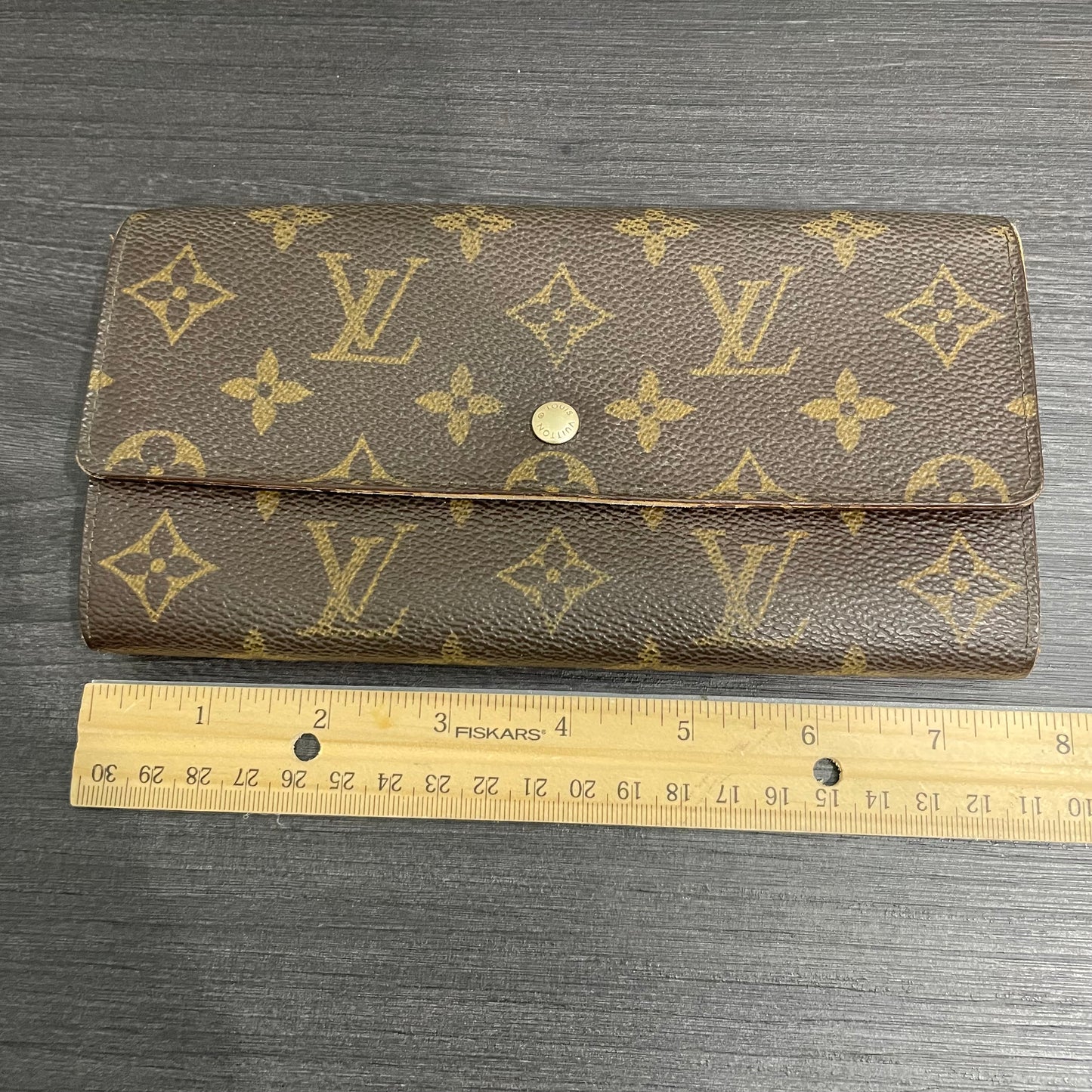 #176 LOUIS VUITTON Monogram Long Wallet