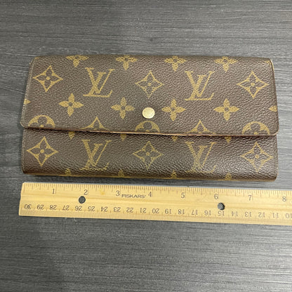 #176 LOUIS VUITTON Monogram Long Wallet