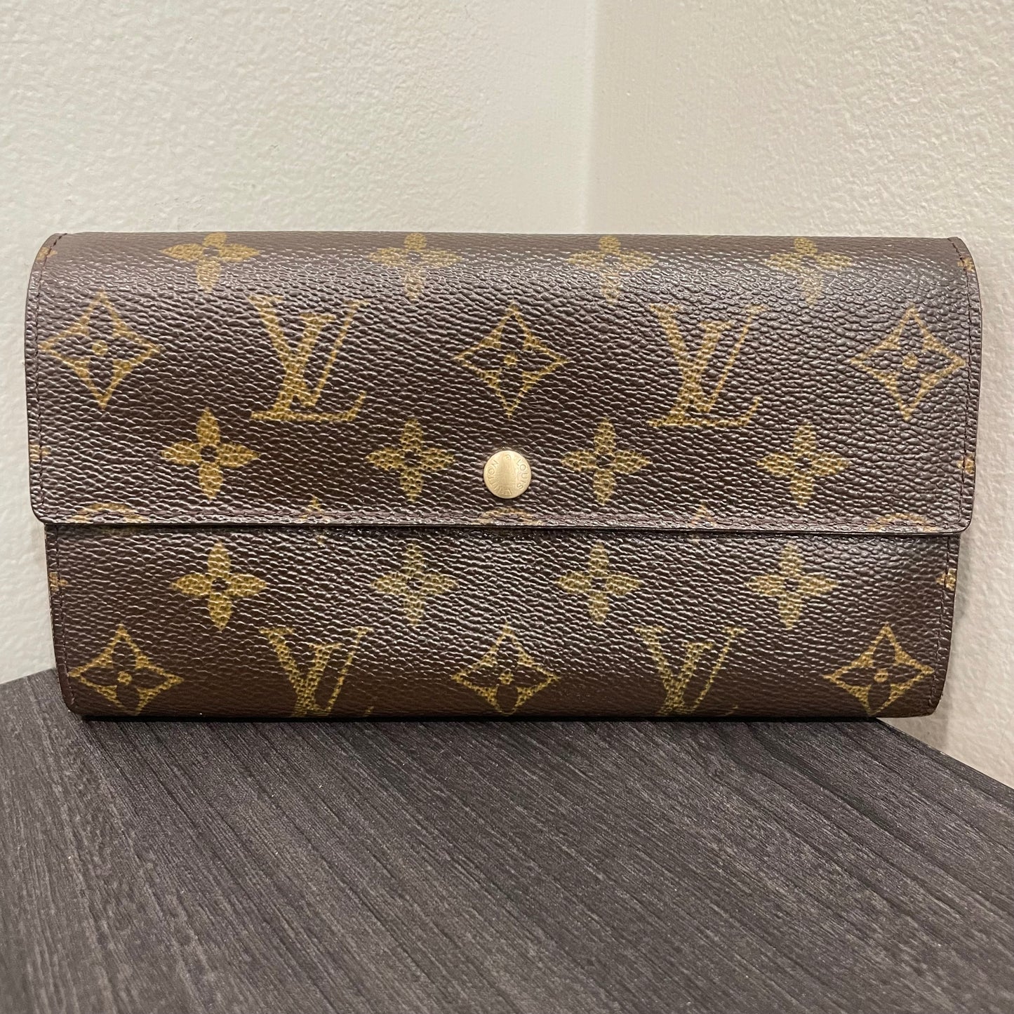 #177 LOUIS VUITTON Monogram Long Wallet