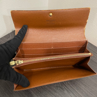#177 LOUIS VUITTON Monogram Long Wallet