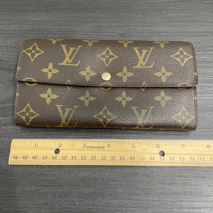 #177 LOUIS VUITTON Monogram Long Wallet