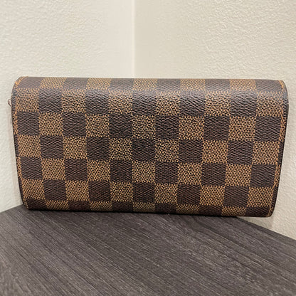 #178 LOUIS VUITTON Damier Ebene Long Wallet