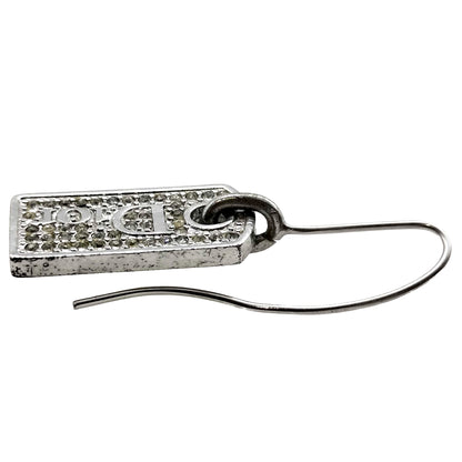 8821 CHRISTIAN DIOR Silver Earrings