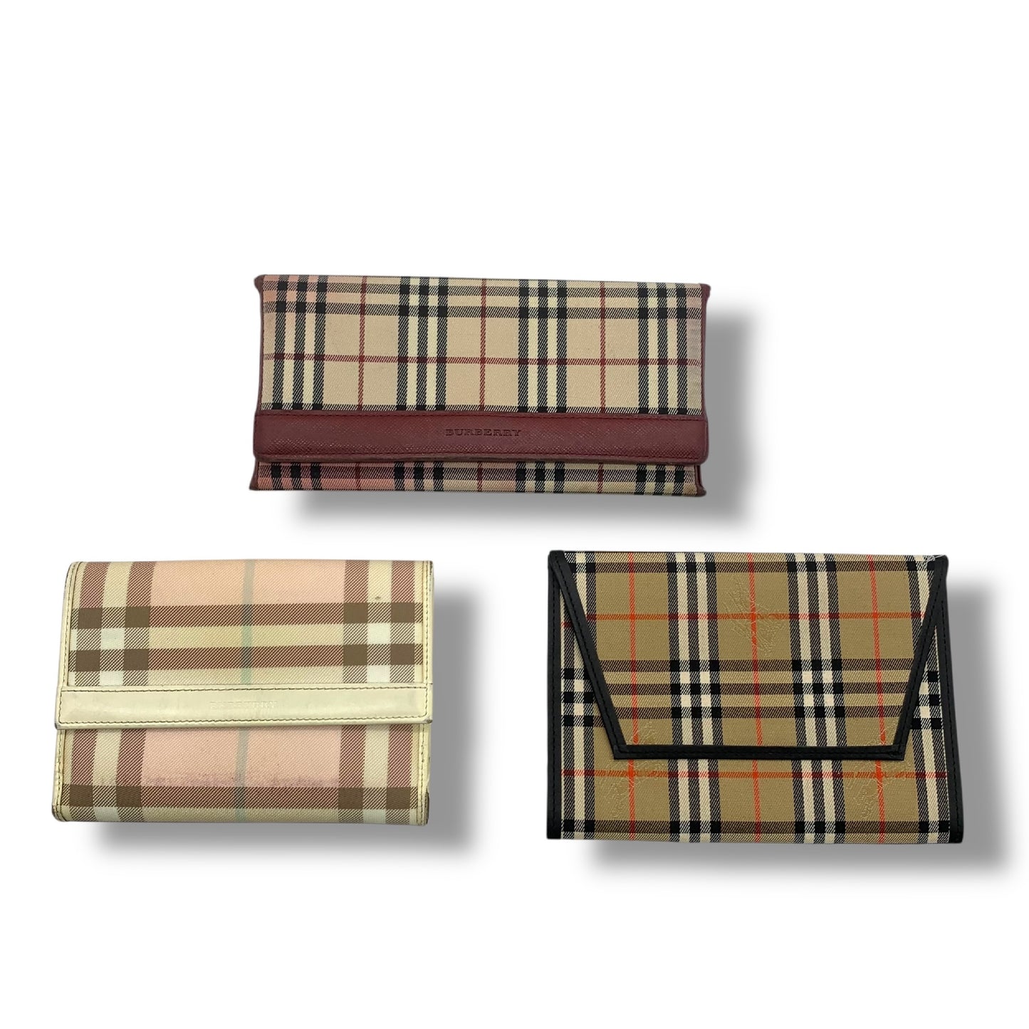 8833 BURBERRY Set of 3 Damaged Set