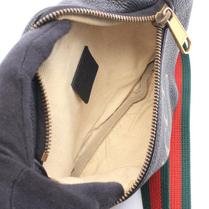 #115 GUCCI Black Waist Bum Bag