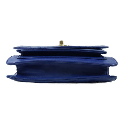 #116 CHANEL 2019 Blue 2Way Top Handle Bag MSRP $7,400