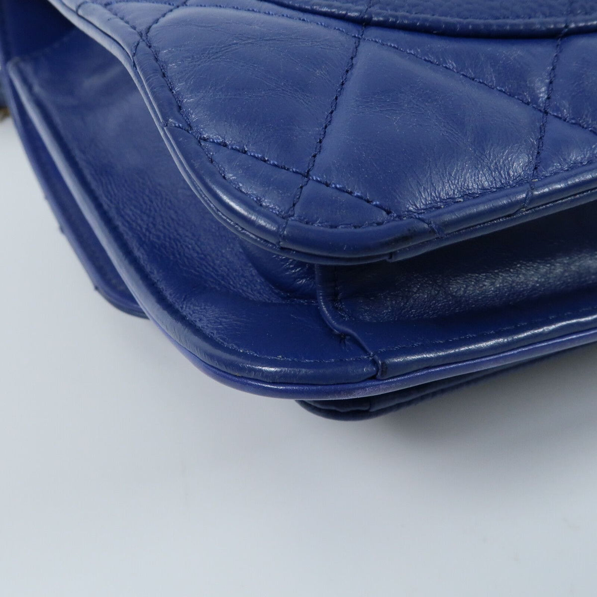 #116 CHANEL 2019 Blue 2Way Top Handle Bag MSRP $7,400
