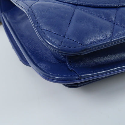 #116 CHANEL 2019 Blue 2Way Top Handle Bag MSRP $7,400