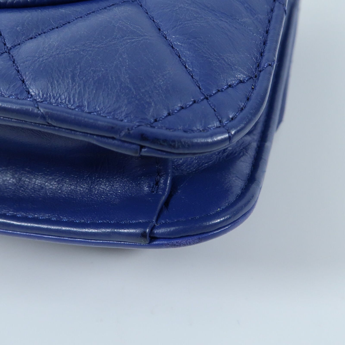 #116 CHANEL 2019 Blue 2Way Top Handle Bag MSRP $7,400