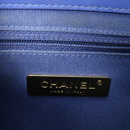 #116 CHANEL 2019 Blue 2Way Top Handle Bag MSRP $7,400