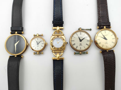 8907 GUCCI Set of 5 Vintage Watches (Need Repair)