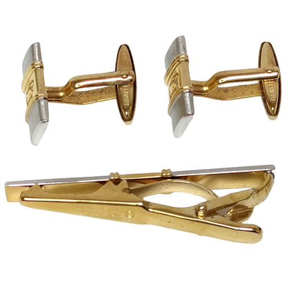 8810 CHRISTIAN DIOR Cufflinks & Tie Clip Set