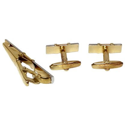 8810 CHRISTIAN DIOR Cufflinks & Tie Clip Set