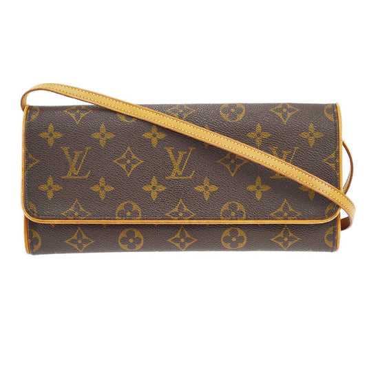 SOLD! Louis Vuitton Monogram Twin Pochette GM Crossbody