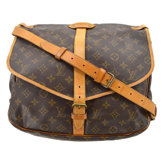 SOLD! Louis Vuitton Monogram Saumur 35 Crossbody/Messenger