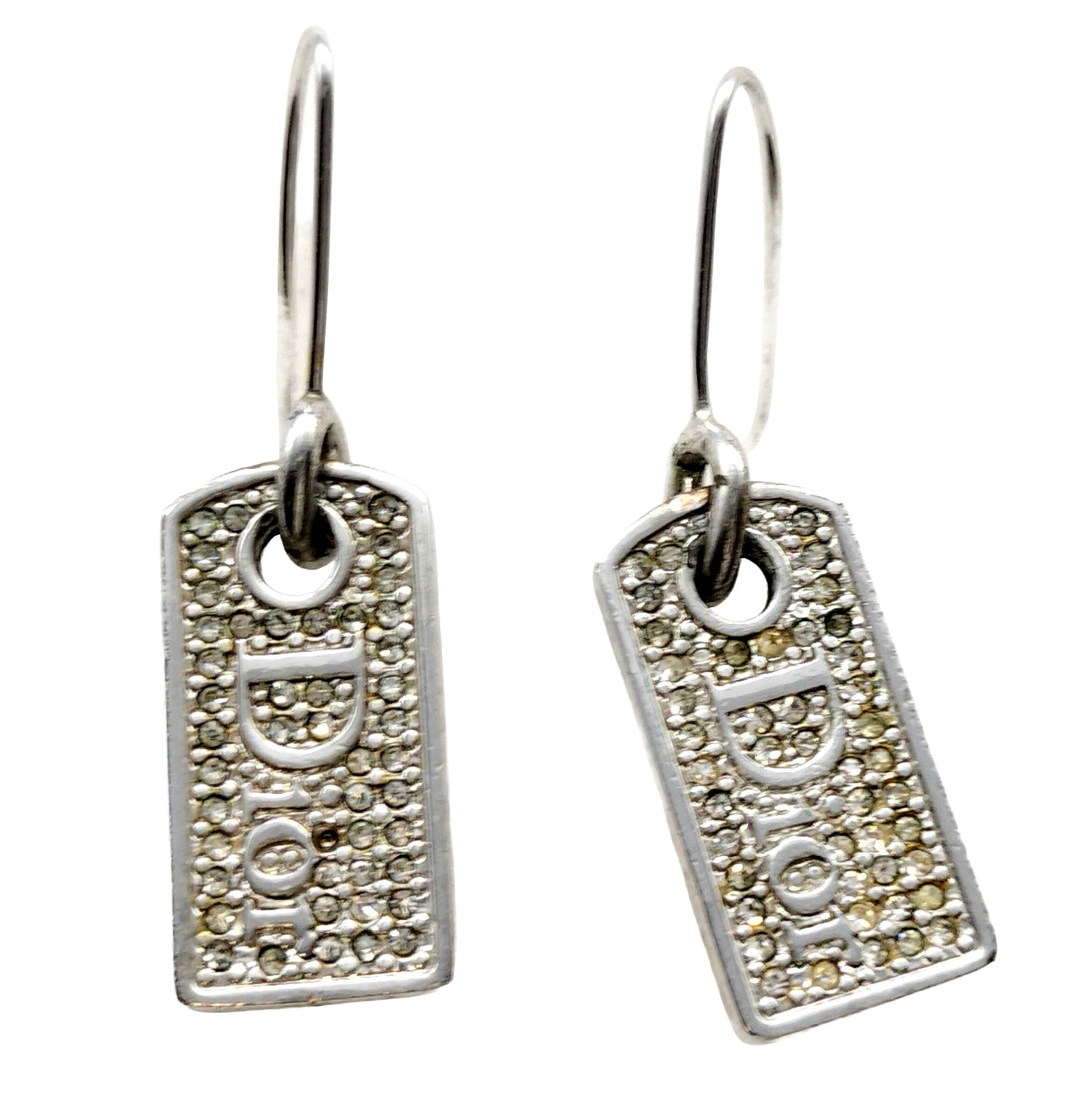 8821 CHRISTIAN DIOR Silver Earrings