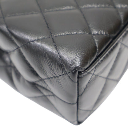 #038 CHANEL Lambskin Mini Kelly Top Handle Bag