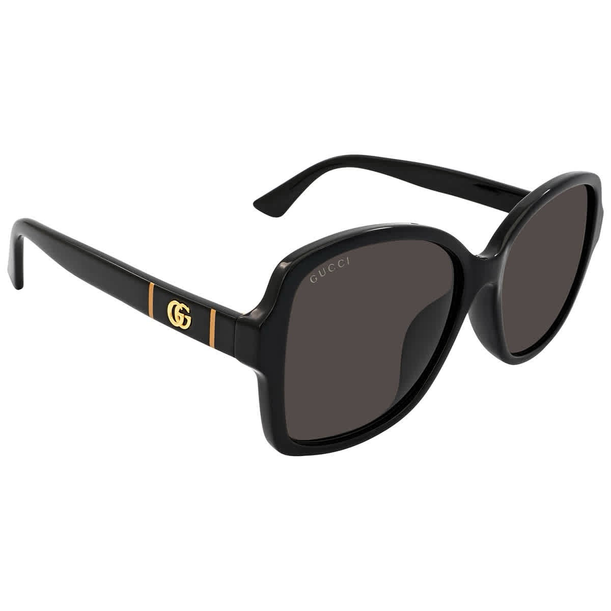 #3215 NEW GUCCI Black Sunglasses MSRP $390