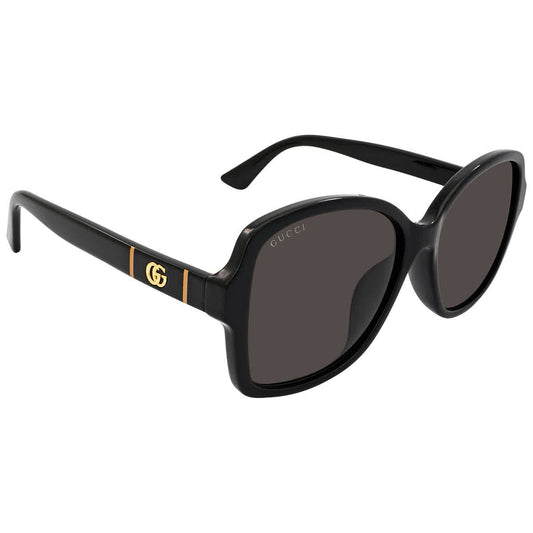 #3215 NEW GUCCI Black Sunglasses MSRP $390