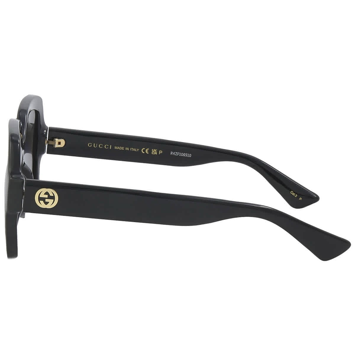 #3216 NEW GUCCI Black Sunglasses MSRP $410