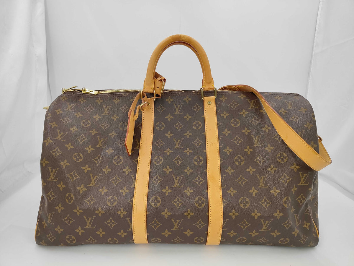 #035 LOUIS VUITTON Keepall Bandouliere 55