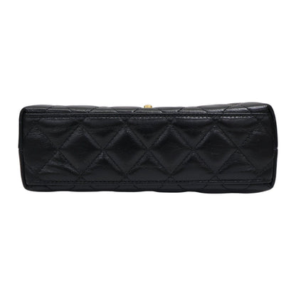 #038 CHANEL Lambskin Mini Kelly Top Handle Bag