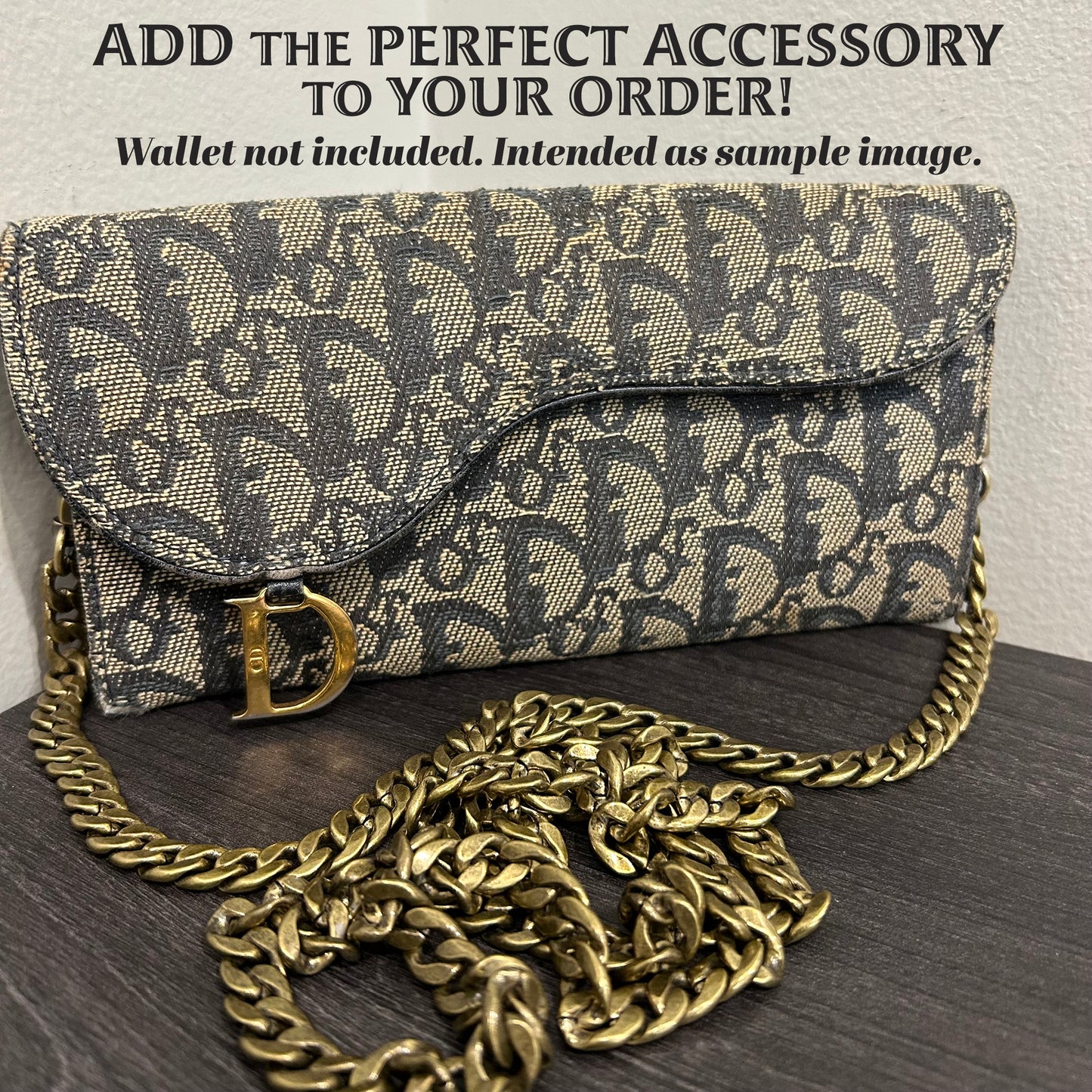 NEW Flat Link Iron Crossbody Chain