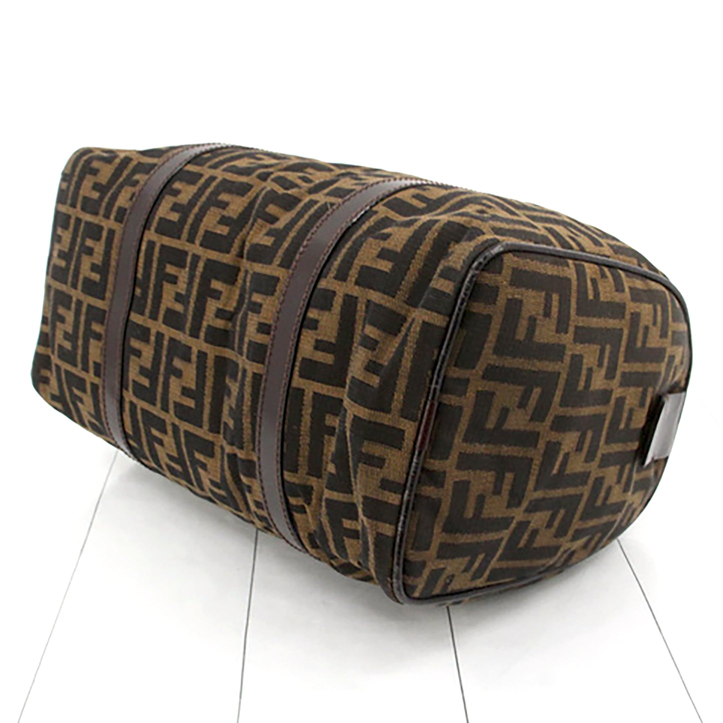 #1384 FENDI Zucca Canvas Boston Bag with Original Dustbag & Tags