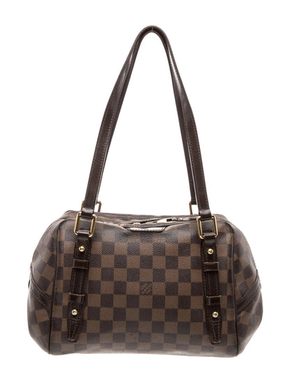 LOUIS VUITTON Damier Ebene Rivington MM(Oct 31)