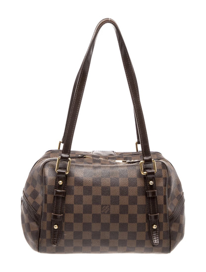 LOUIS VUITTON Damier Ebene Rivington MM(Oct 31)