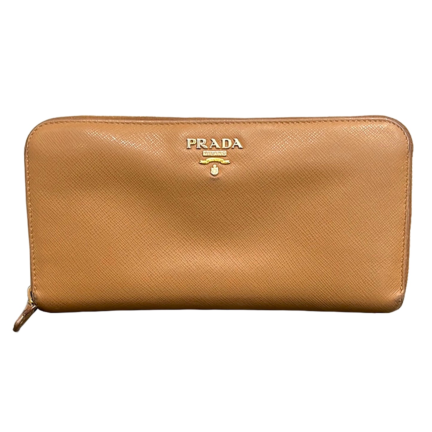 Prada Leather Zippy Wallet