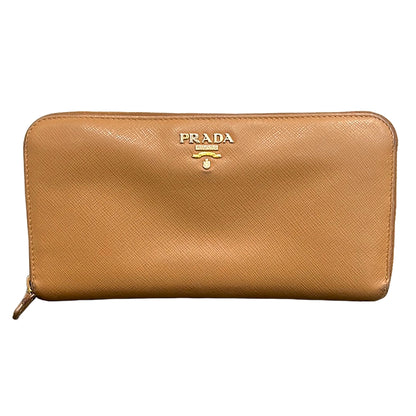 Prada Leather Zippy Wallet